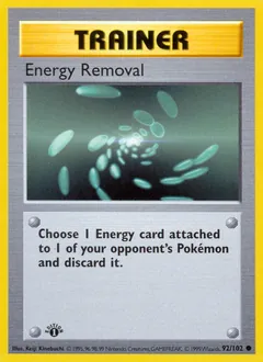 Energy Removal