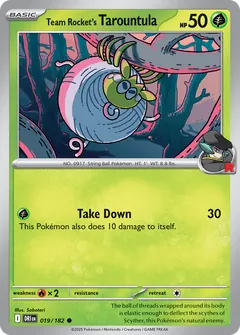 Team Rocket's Tarountula