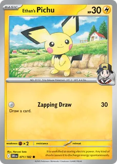 Ethan's Pichu