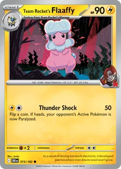 Team Rocket's Flaaffy