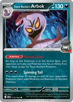 Team Rocket's Arbok