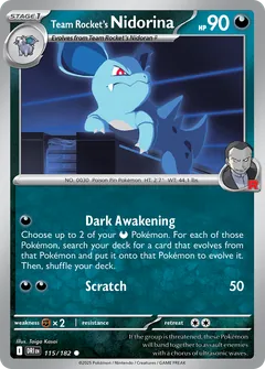 Team Rocket's Nidorina