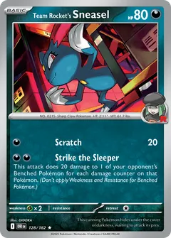 Team Rocket's Sneasel
