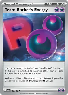 Team Rocket's Energy	Darkness