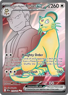 Team Rocket's Persian EX