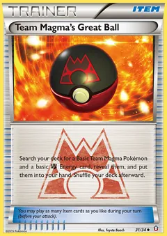 Team Magma's Great Ball