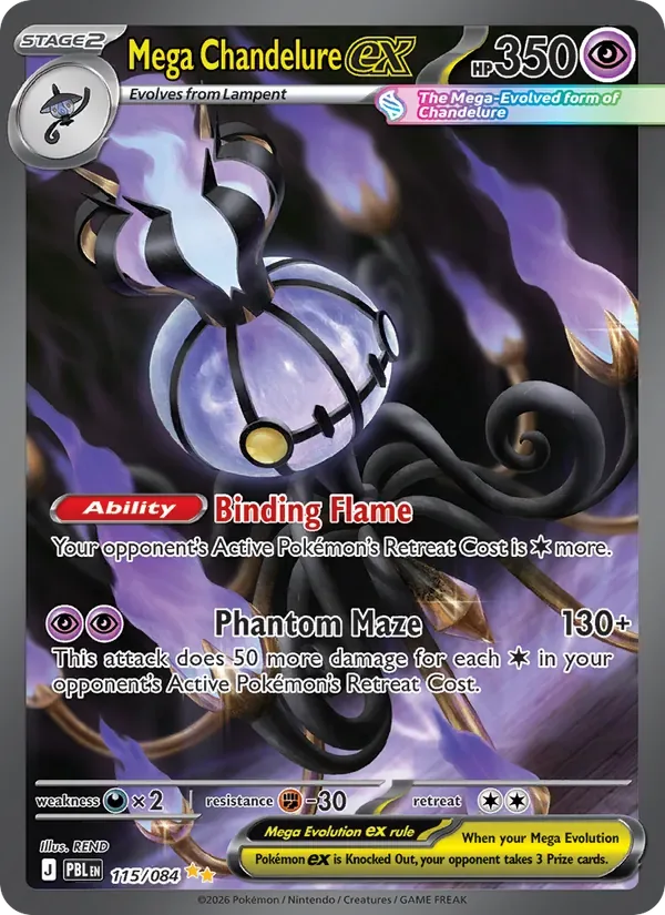 Mega Chandelure EX #115 PSA 10
