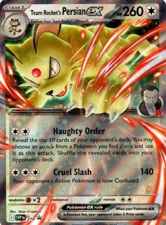 Team Rocket's Persian EX