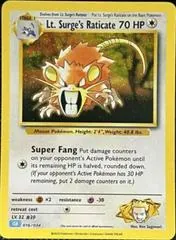 LT. Surge's Raticate
