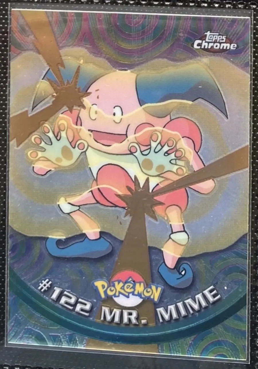 Mr. Mime #122 Chrome PSA 8