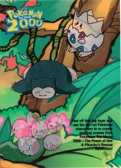 Togepi, Snorlax, and Exeggcute