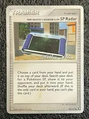 Team Galactic's Invention G-109 SP Radar (Worlds 2009, S. Silvestro)