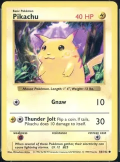 Pikachu #58