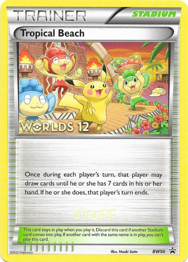 Tropical Beach World Championships prize Pokémon card