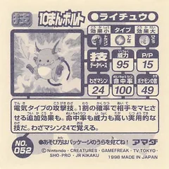 Raichu "Thunderbolt"
