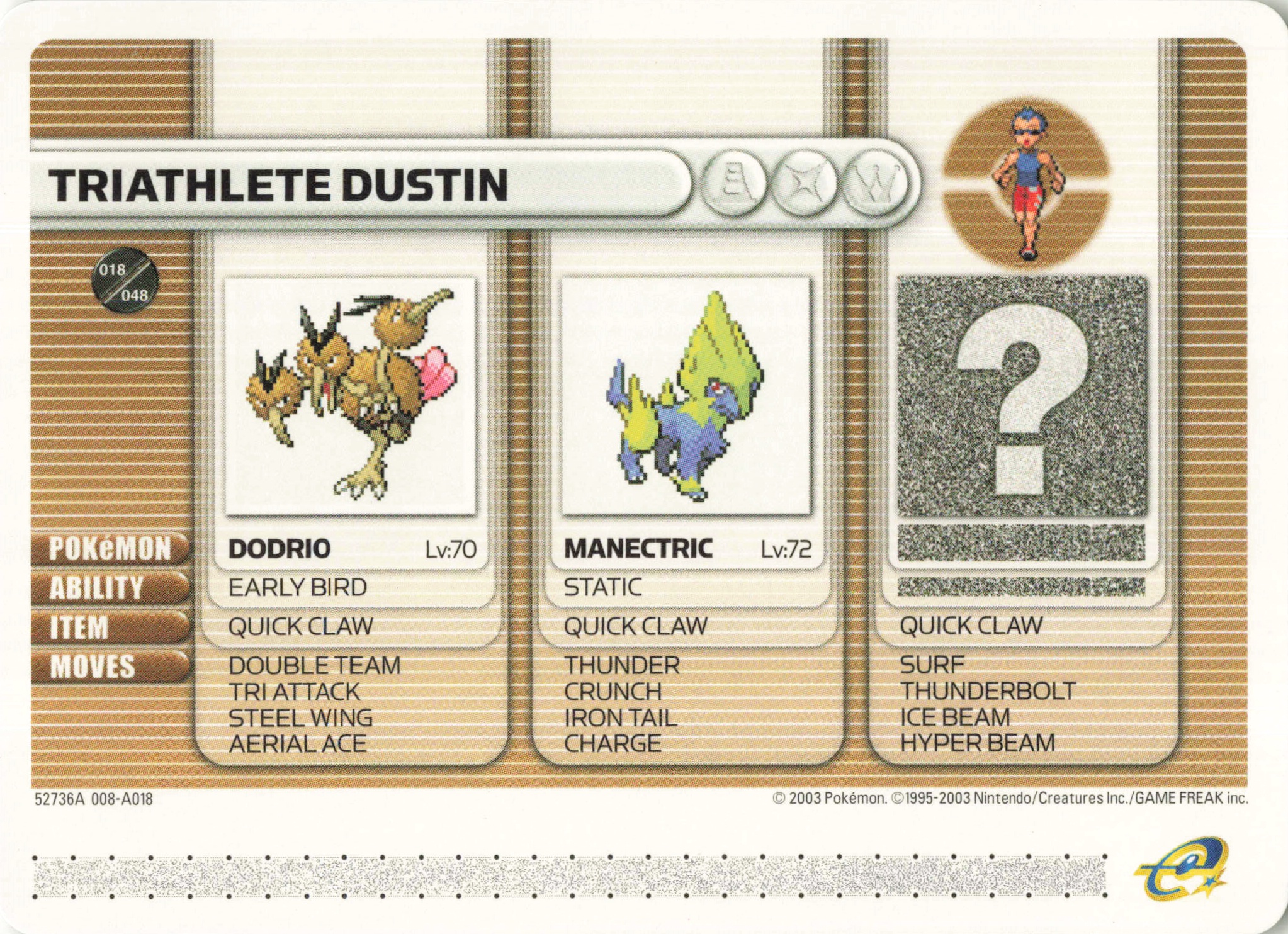 Triathlete Dustin