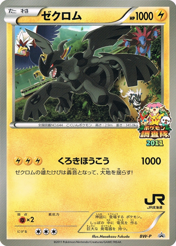 Zekrom (JR Hokkaido Pokemon Survey Team)