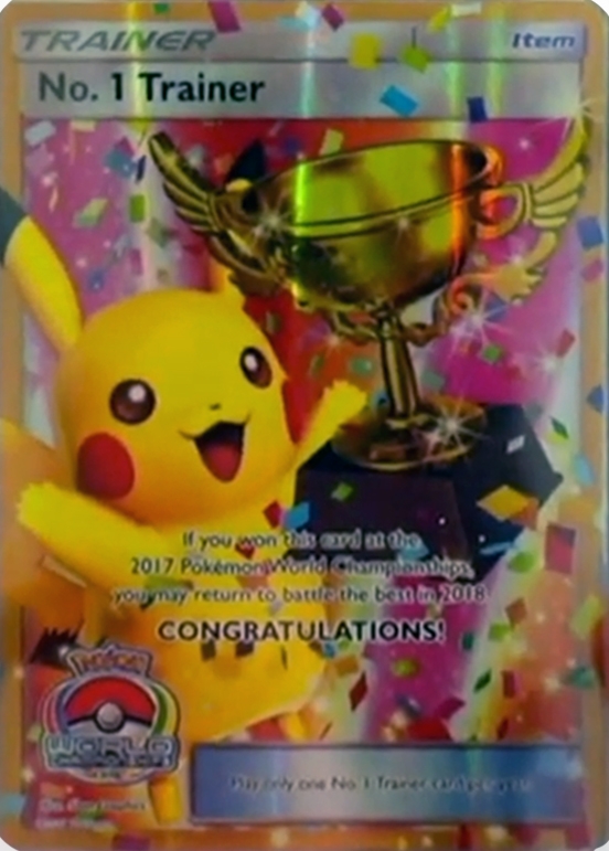 No.1 Trainer (World Championships 2017, full-art Pikachu trophy)