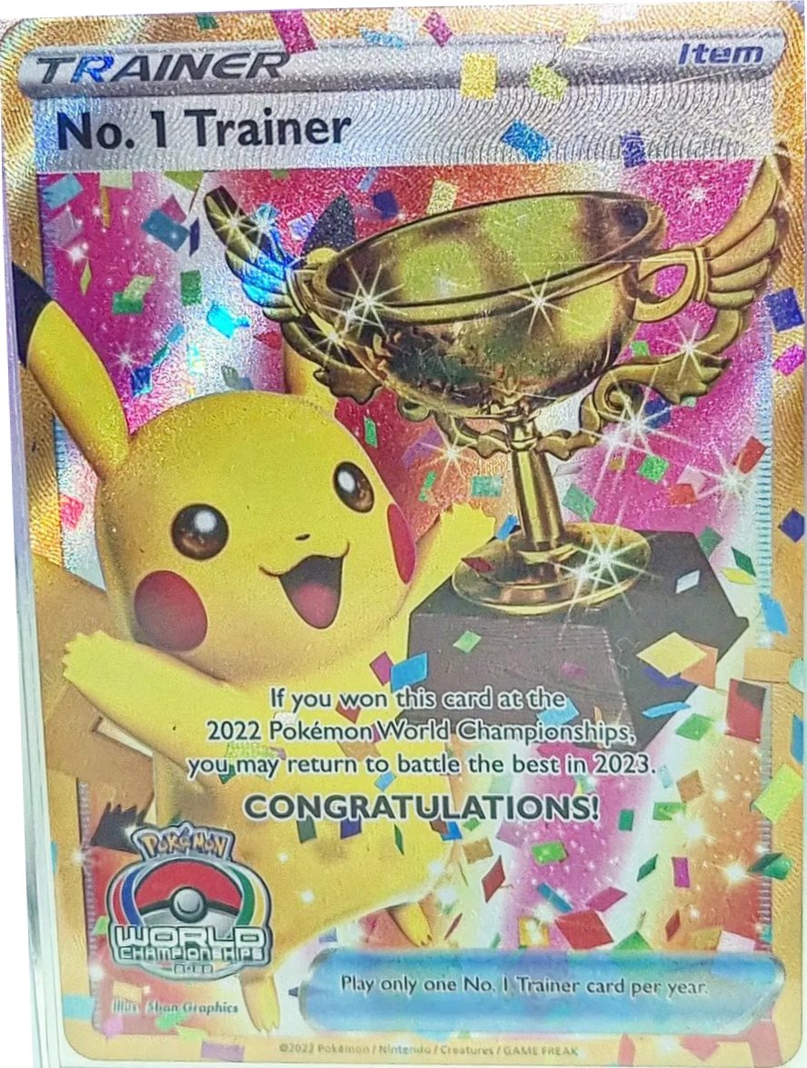 No.1 Trainer (World Championships 2022, full-art Pikachu trophy)