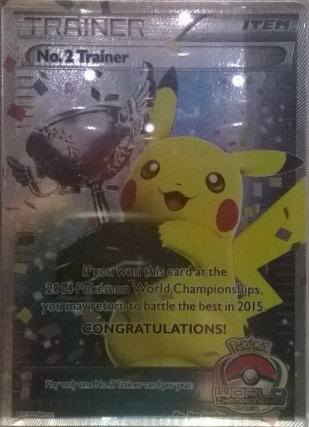 No.2 Trainer (World Championships 2014, full-art Pikachu trophy)