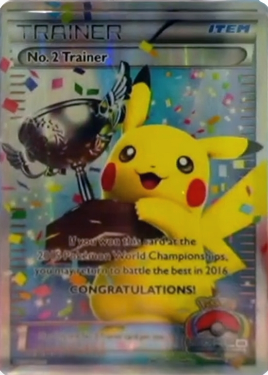 No.2 Trainer (World Championships 2015, full-art Pikachu trophy)