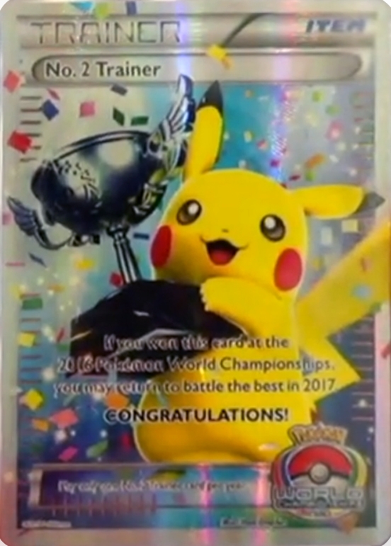 No.2 Trainer (World Championships 2016, full-art Pikachu trophy)