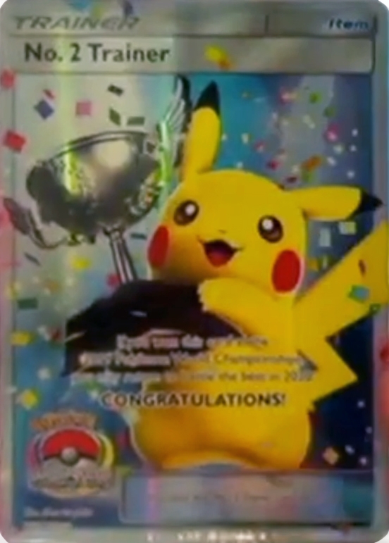 No.2 Trainer (World Championships 2019, full-art Pikachu trophy)
